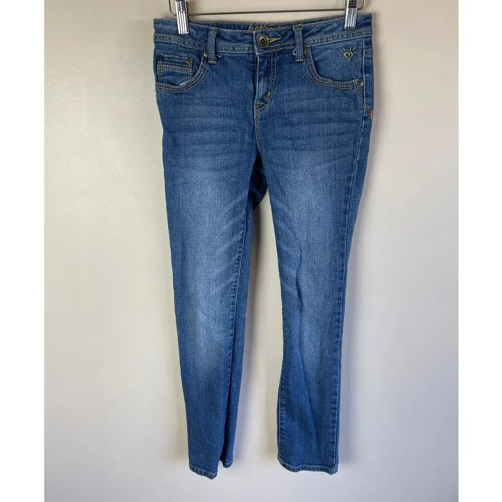 Justice Jeans Girls 12R Blue Denim